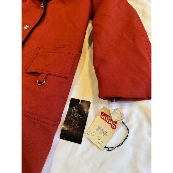 Vintage 70s Fur Lined All Weather Smug Coat - Picture 9 of 10